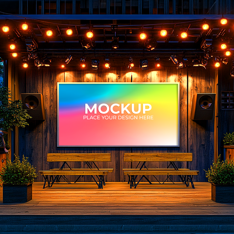 Sleek and Modern Business Storefront Mockup for Design psd