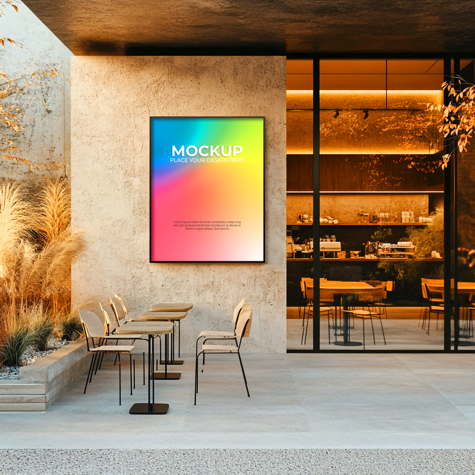 Elegant Luxury Storefront Mockup for Business Identity psd