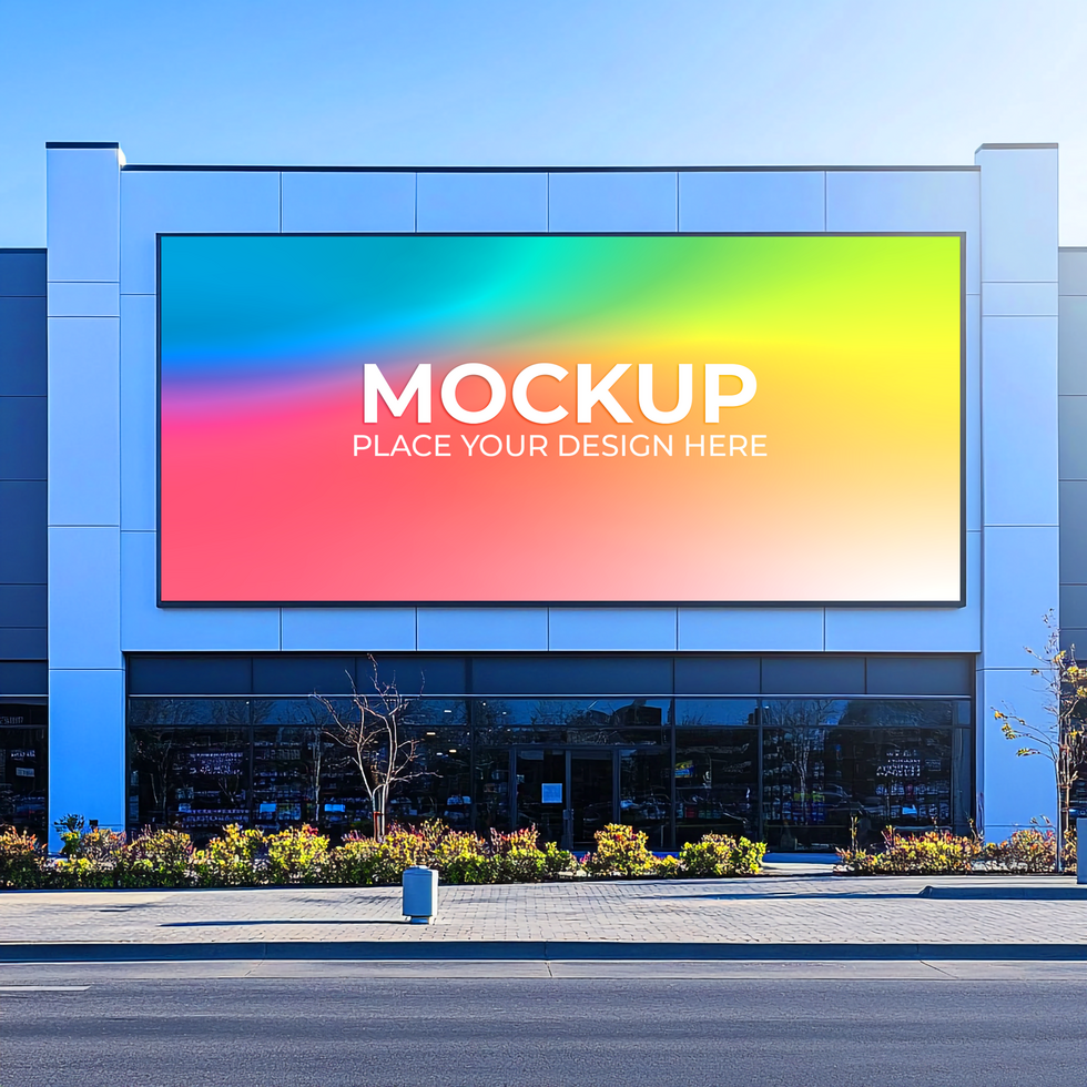Customizable Shopfront Mockup for Logo Design Placement psd