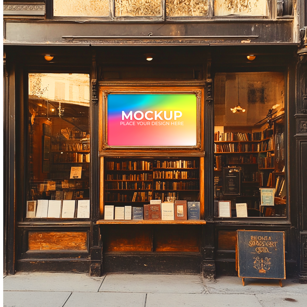 Customizable Retail Storefront Mockup for Branding Projects psd