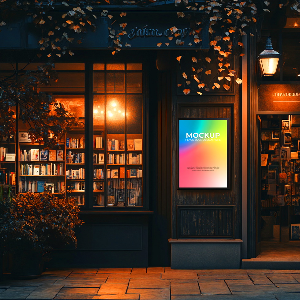 Exclusive Storefront Mockup for Luxury Business Marketing psd