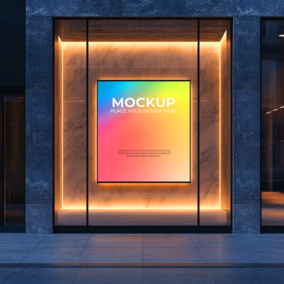 Urban Business Storefront Mockup for Creative Marketing psd