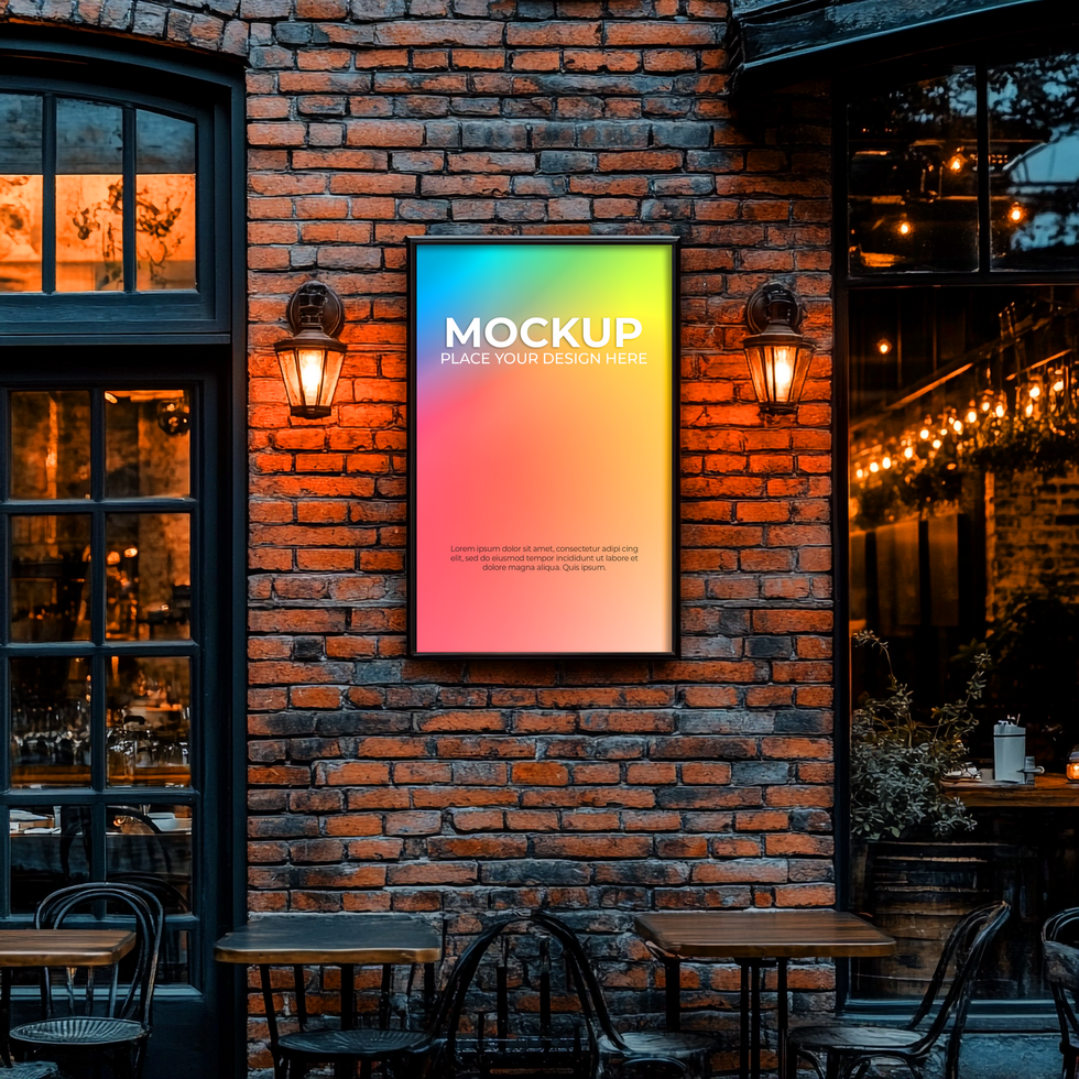 High-Quality Shopfront Mockup for Retail Branding psd