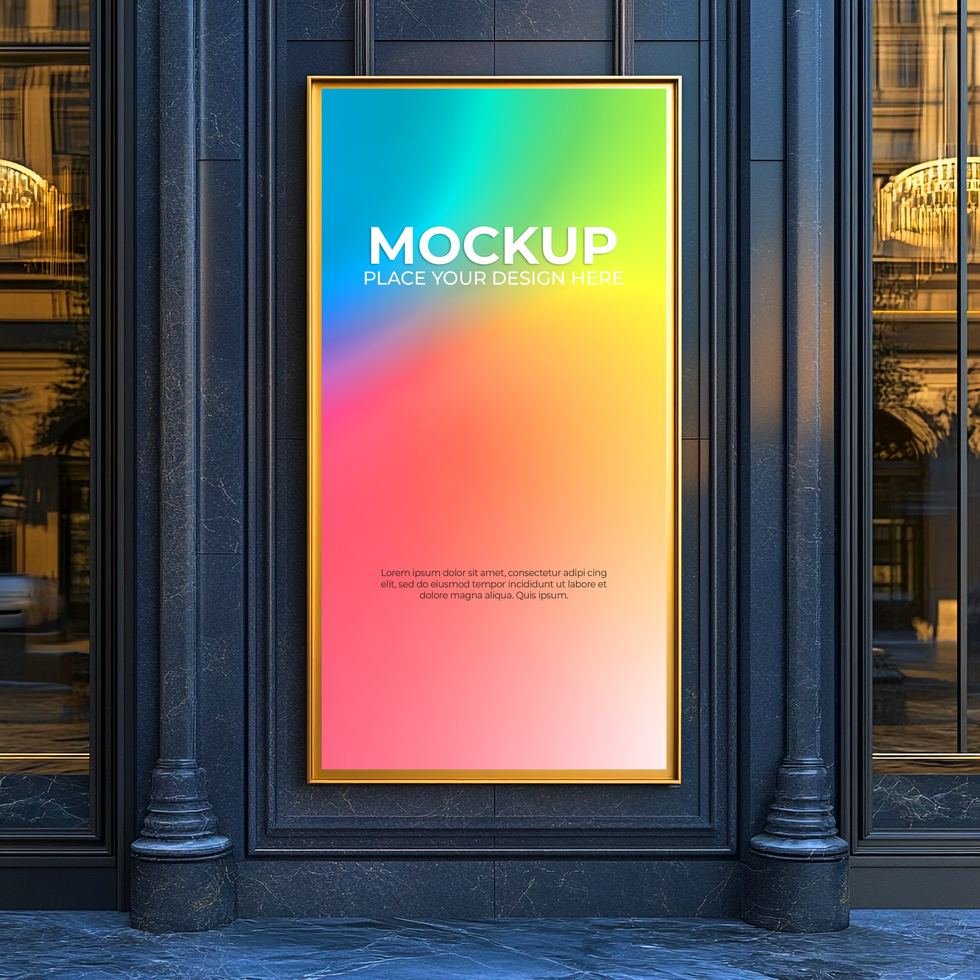 Urban Storefront Mockup for Logo and Signage Display psd