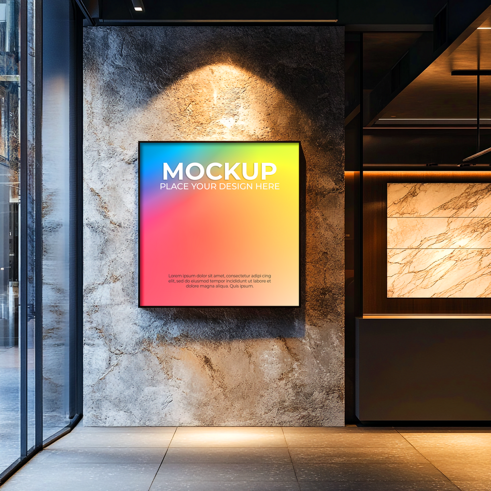 Editable Storefront Mockup for Business and Creative Marketing psd