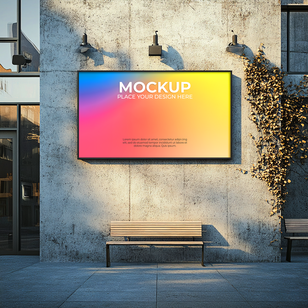Photorealistic Storefront Mockup for Modern Advertising psd