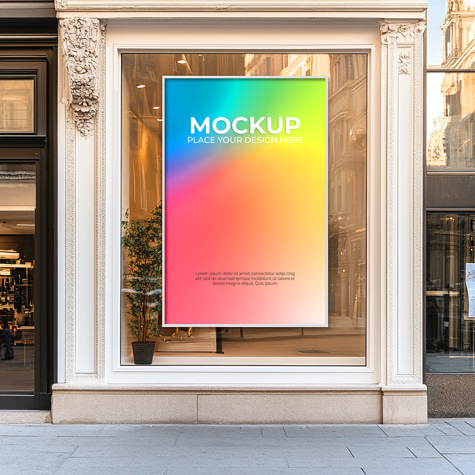 Elegant Business Storefront Mockup for Signboard Placement psd