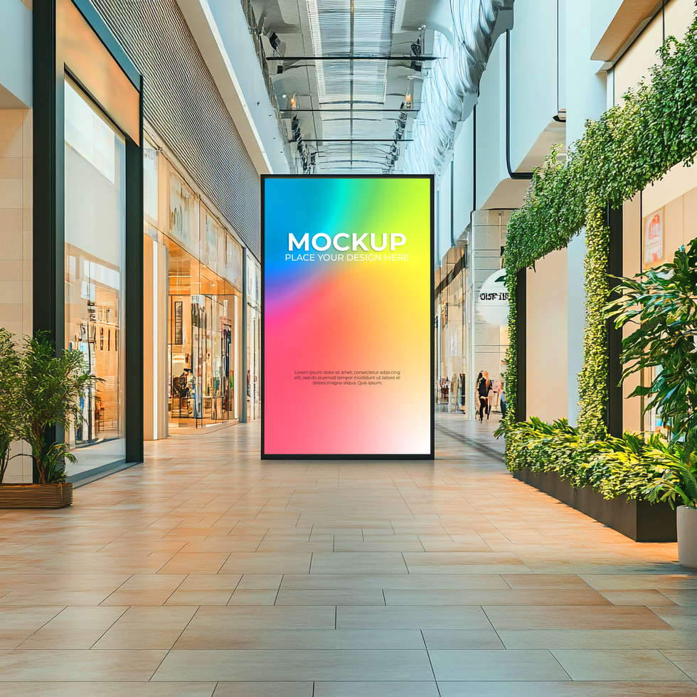 Simple Blank Business Storefront Mockup for Brand Advertising psd