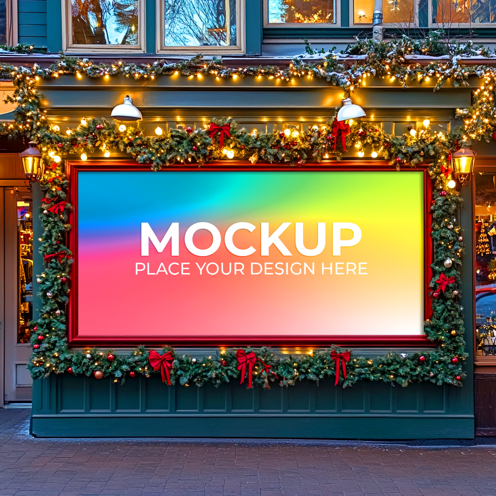 Premium Realistic Shopfront Mockup for Advertisement psd