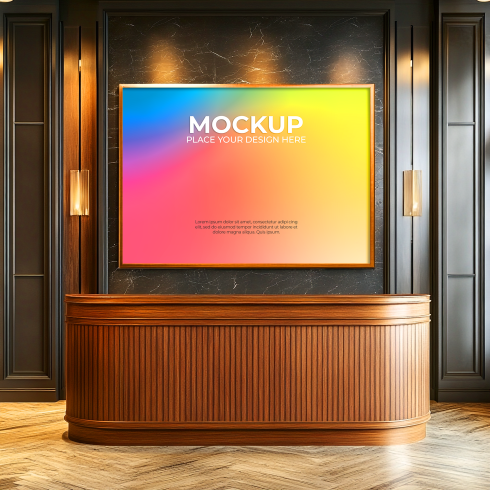 Empty Retail Storefront Mockup for Promotional Designs psd