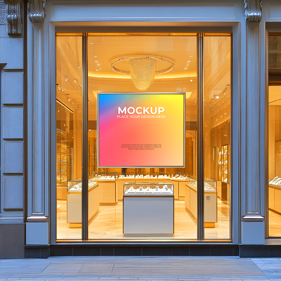 High-Quality Empty Shopfront Mockup for Business Promotion psd
