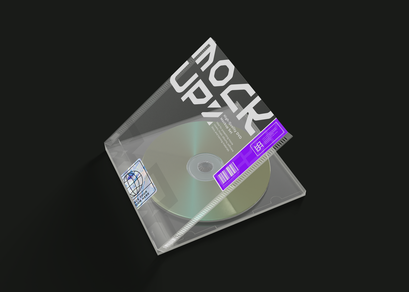 CD Cover Mockup for Album and Branding psd