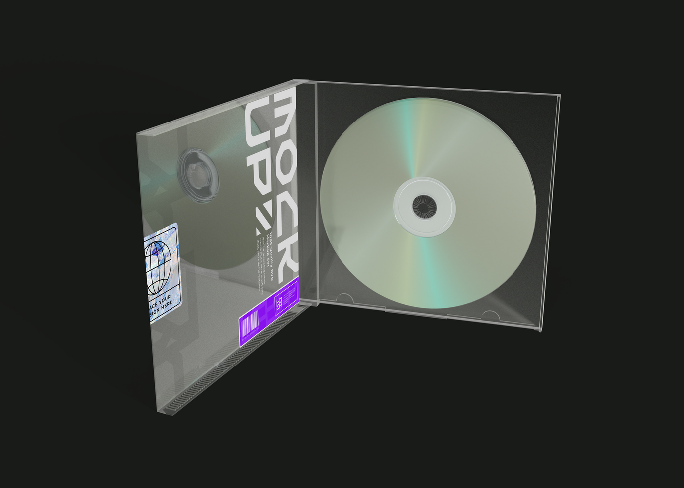 DVD Case Mockup for Professional Marketing psd