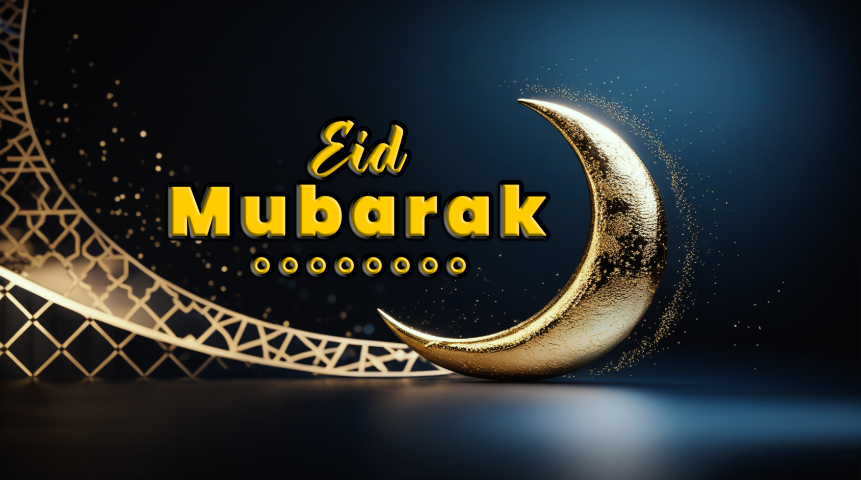 Glorious Eid Mubarak Eid Ul Fitr Idul Fitri and Eid Al Fitr Mubarek night with spiritual blessings psd