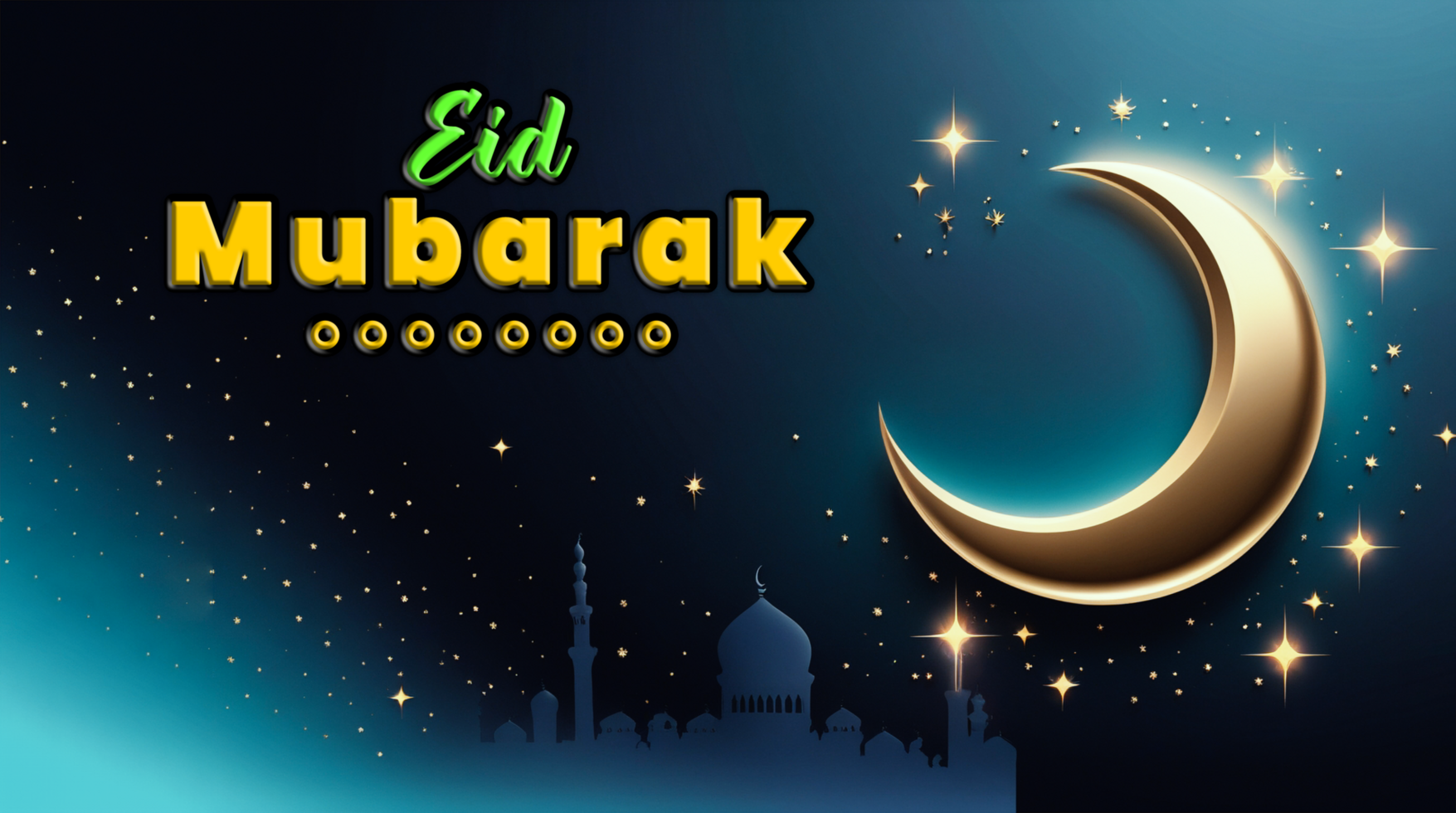 Celebrate Eid Mubarak Eid Ul Fitr Idul Fitri and Eid Al Fitr Mubarek with mosque prayers psd