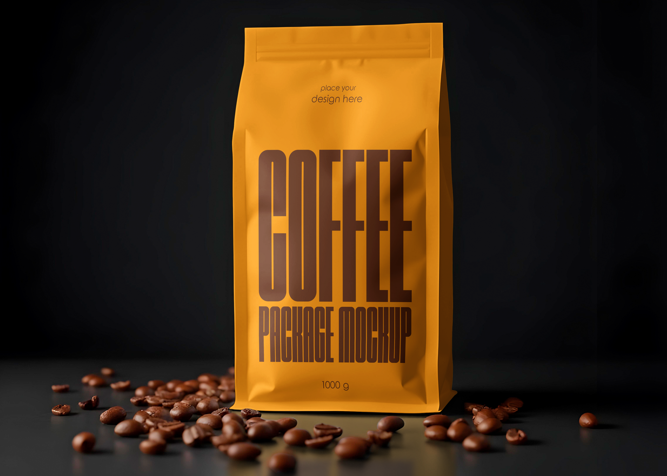 Coffee Package Mockup psd