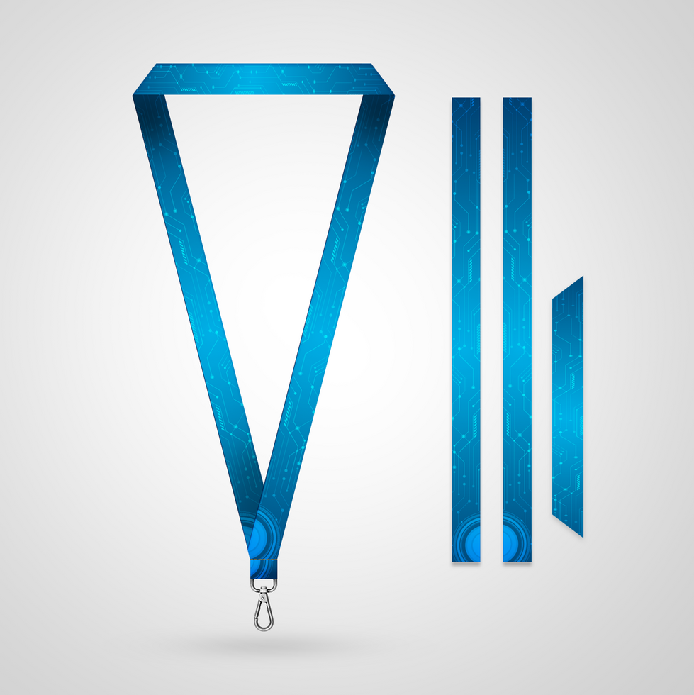 Mockup Lanyard Design psd