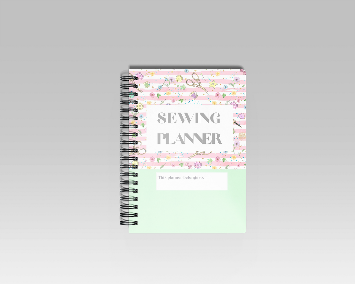 Sewing planner design psd