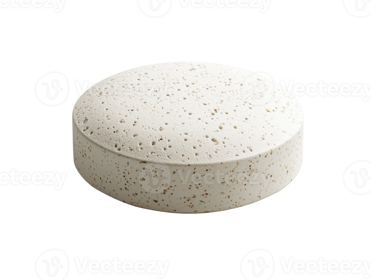 round, textured soap bar with speckled surface, ideal for skincare png