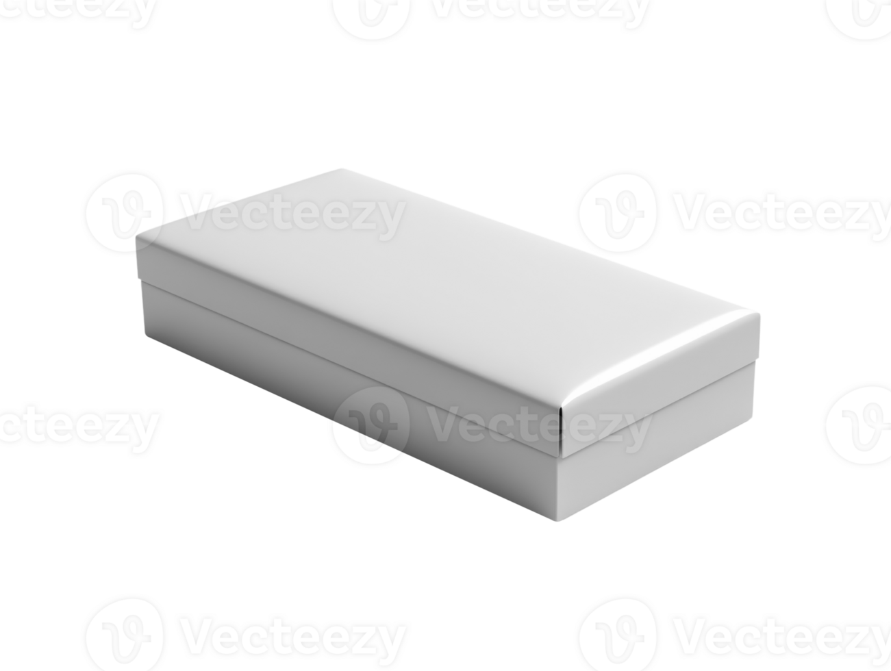 sleek white rectangular box with smooth surface, perfect for storage or gifting png