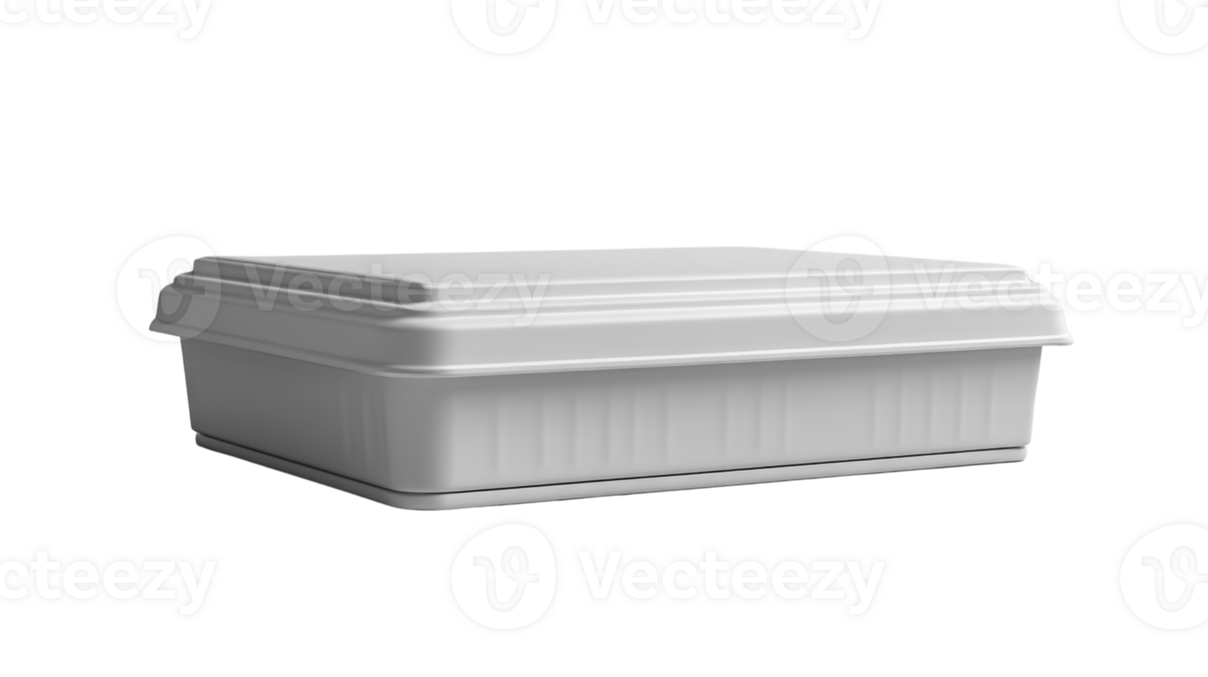 white plastic storage container with lid, ideal for organizing items png