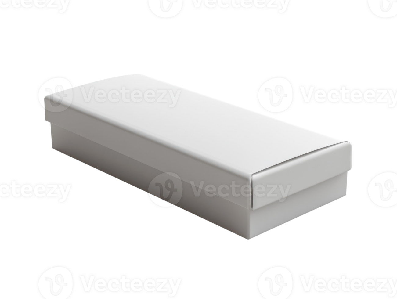 sleek white box with smooth surface, perfect for packaging or storage png