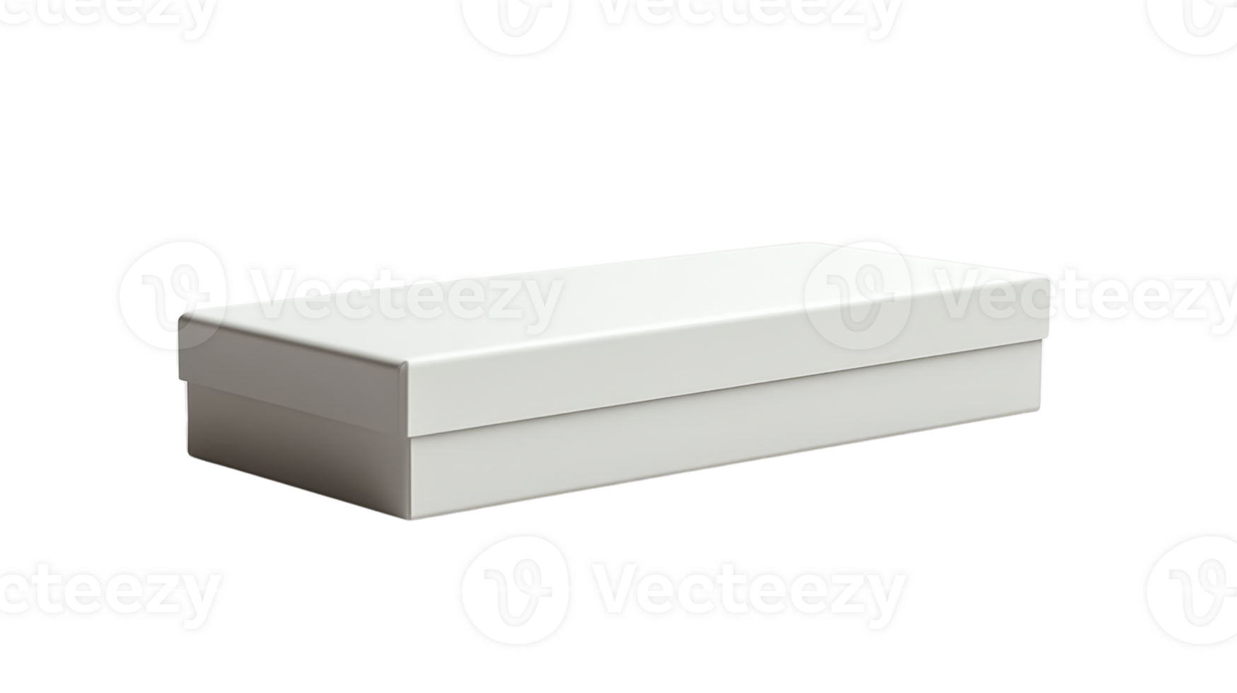 sleek white storage box with smooth finish, perfect for organizing items png