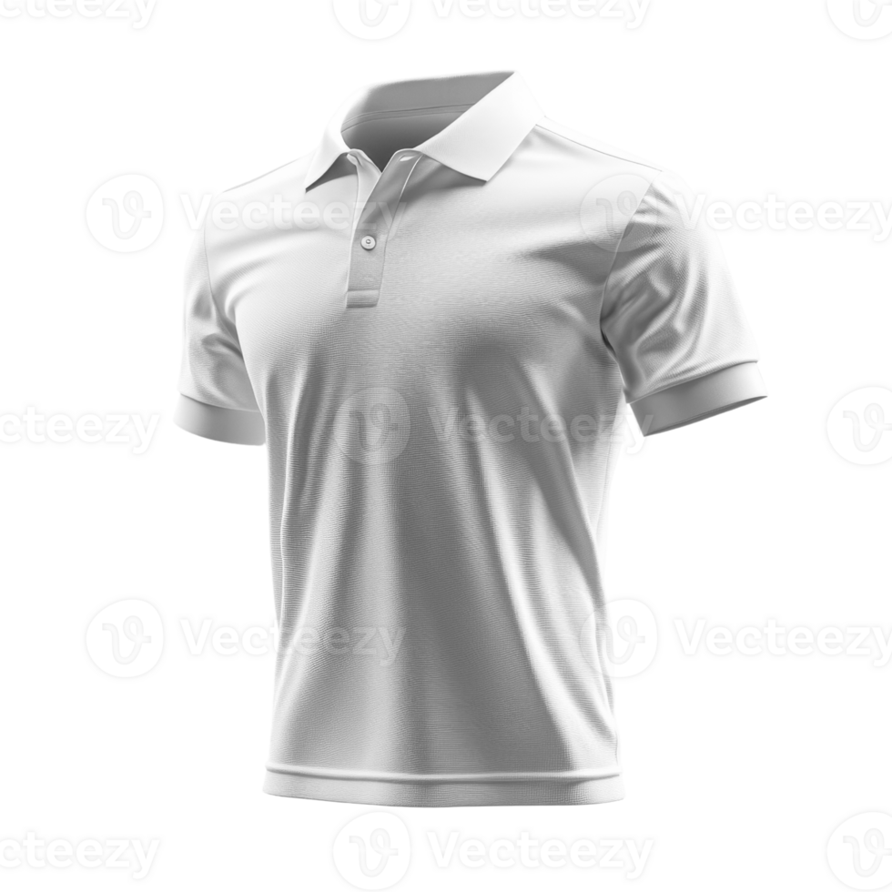 plain white polo shirt with classic design and short sleeves png