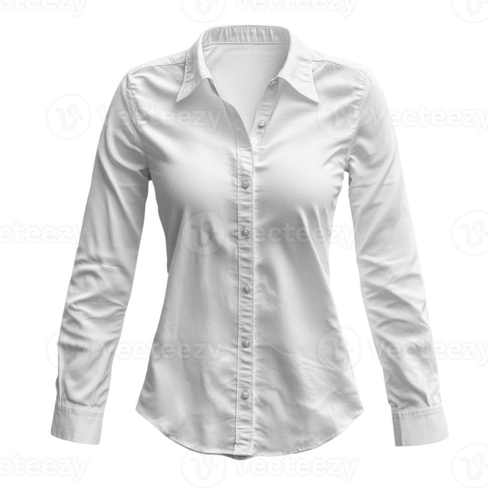 classic white long sleeve shirt for versatile styling options png