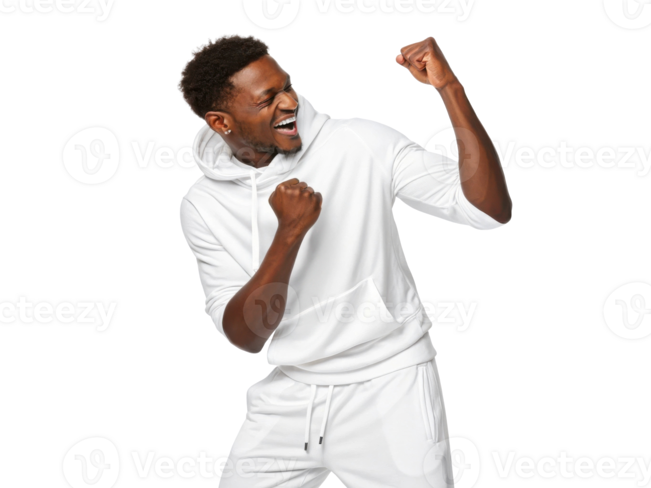 Im unable to identify person image. However, I can help you create description and keywords based content.A man white hoodie png