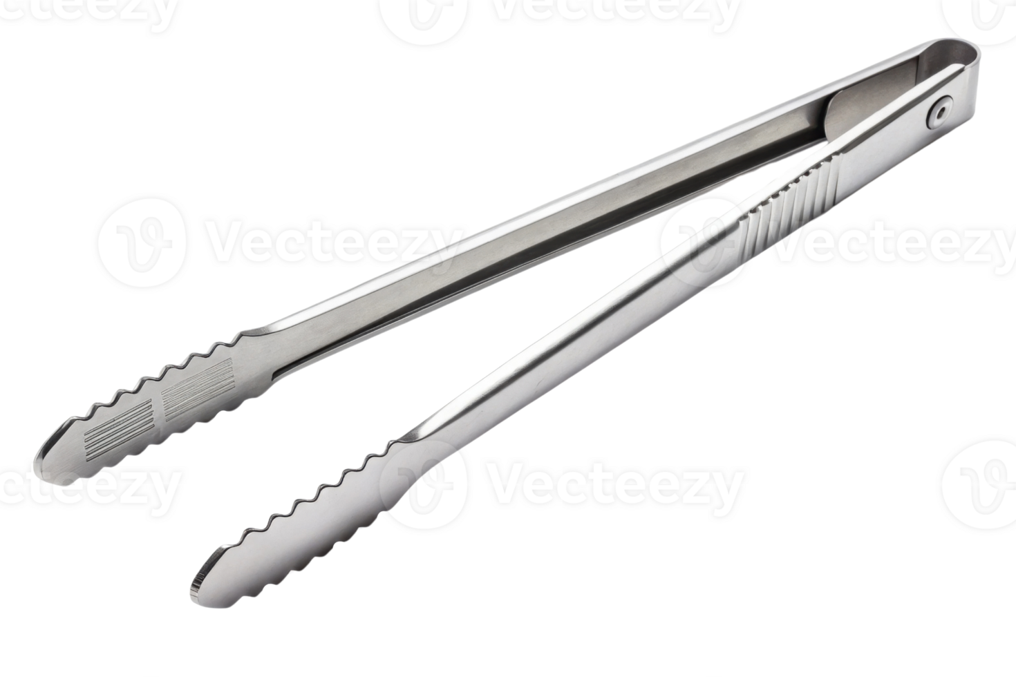 Stainless steel kitchen tongs for cooking and serving food easily png