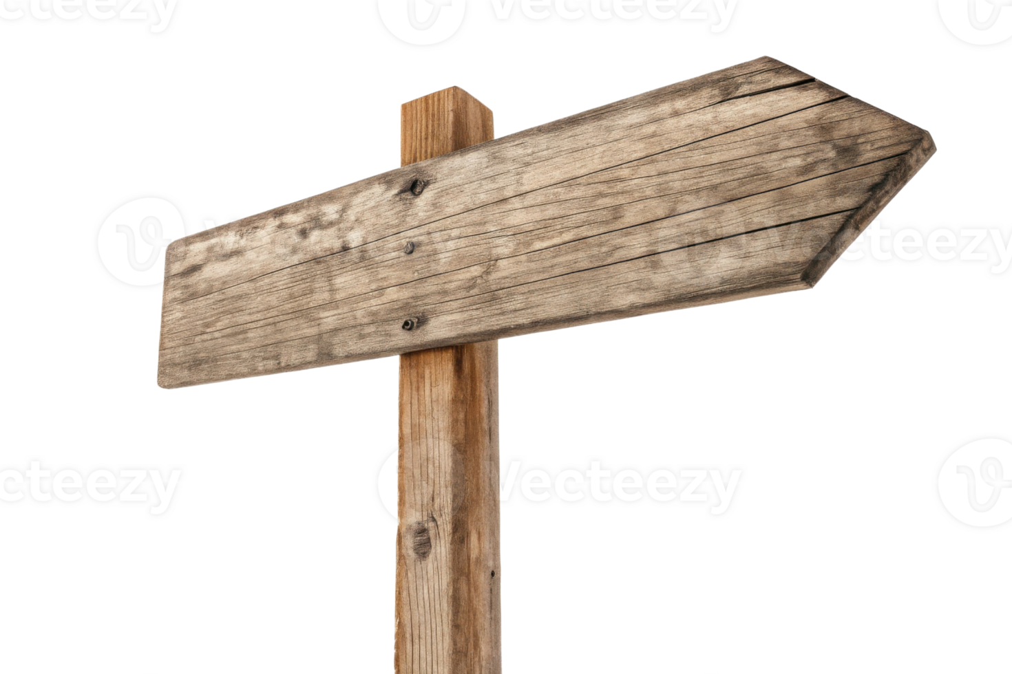Wooden signpost with arrow shape, perfect for directional guidance png