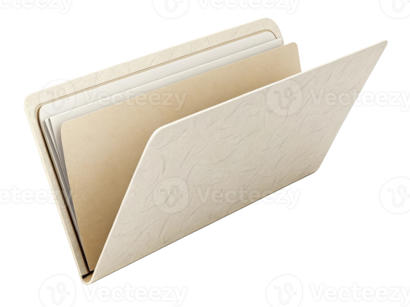 closed folder with blank pages, ideal for organizing documents and notes png