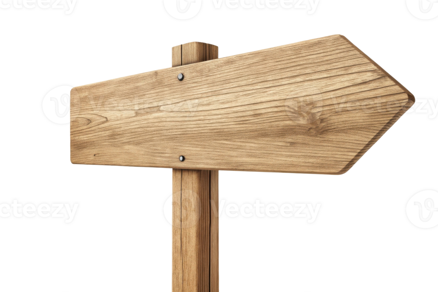 Wooden signpost with arrow shape, ideal for direction guidance png