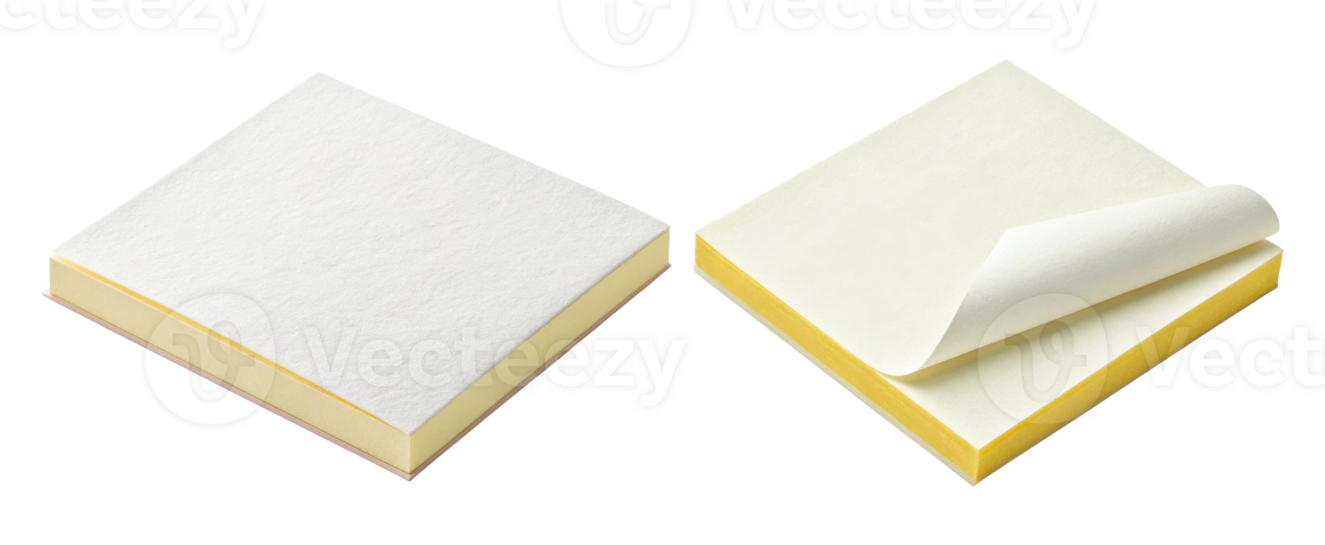 Sticky notes in various colors, ideal for organization and reminders png