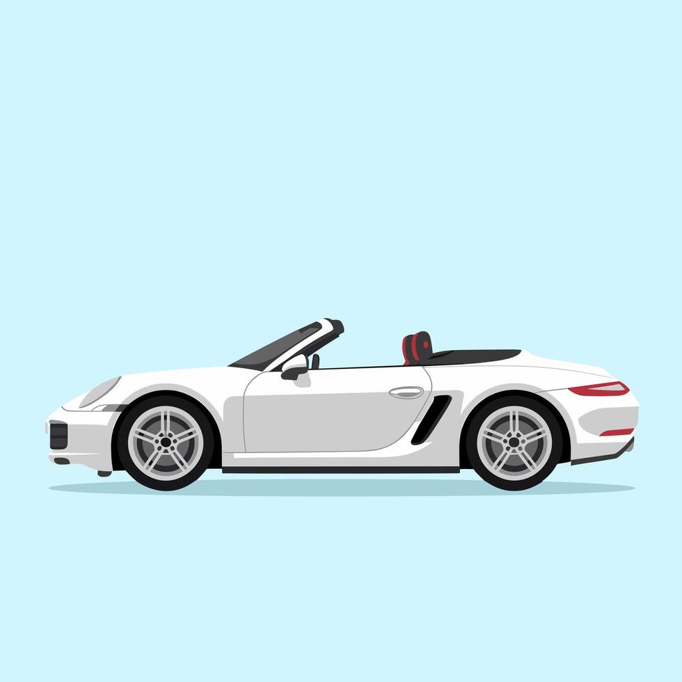 High-Performance Convertible for a Dynamic Road Experience vector