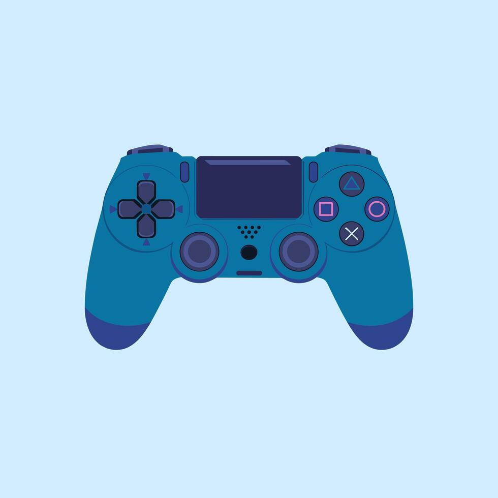 Modern Gaming Controller with Sleek Ergonomic Design vector