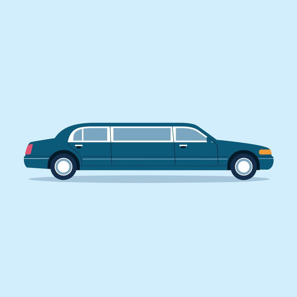 Premium Chauffeured Limousine with an Exclusive Appeal vector