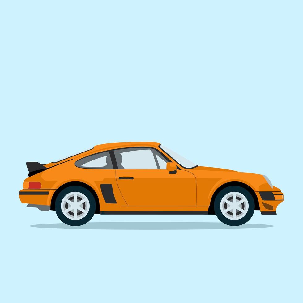 Luxury Coupe Car Designed for Speed and Elegance vector