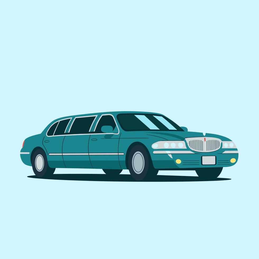 Premium Limousine Built for Luxury and Comfort vector