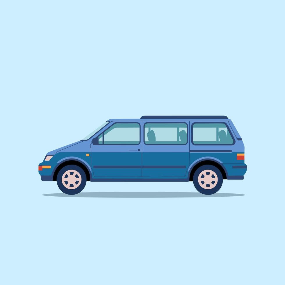 Versatile Station Wagon Designed for Road Trips and Adventure vector