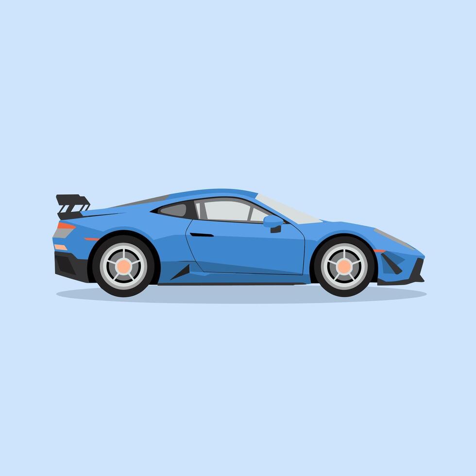 Luxury Sports Car with a Bold and Stylish Design vector