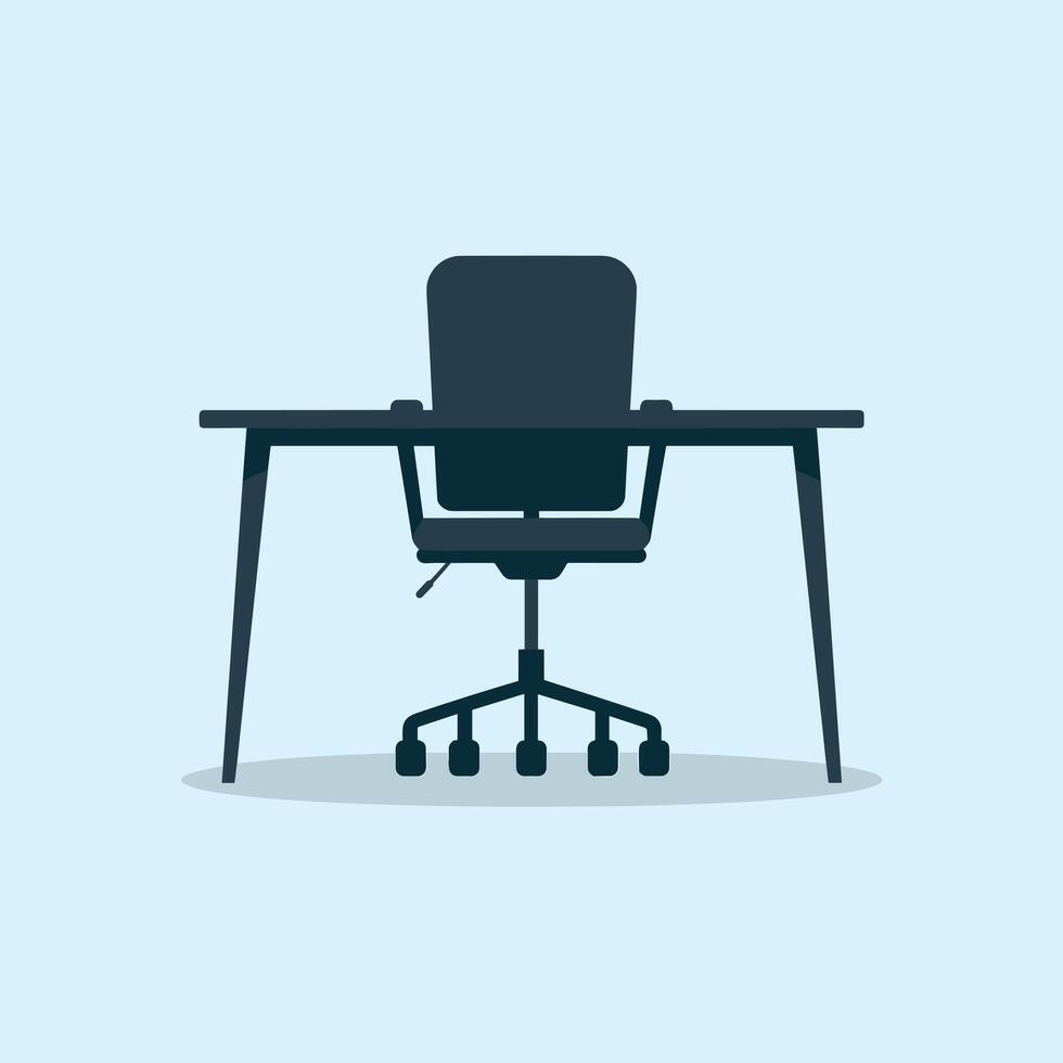 Workspace Essentials on a Sleek Office Desk vector