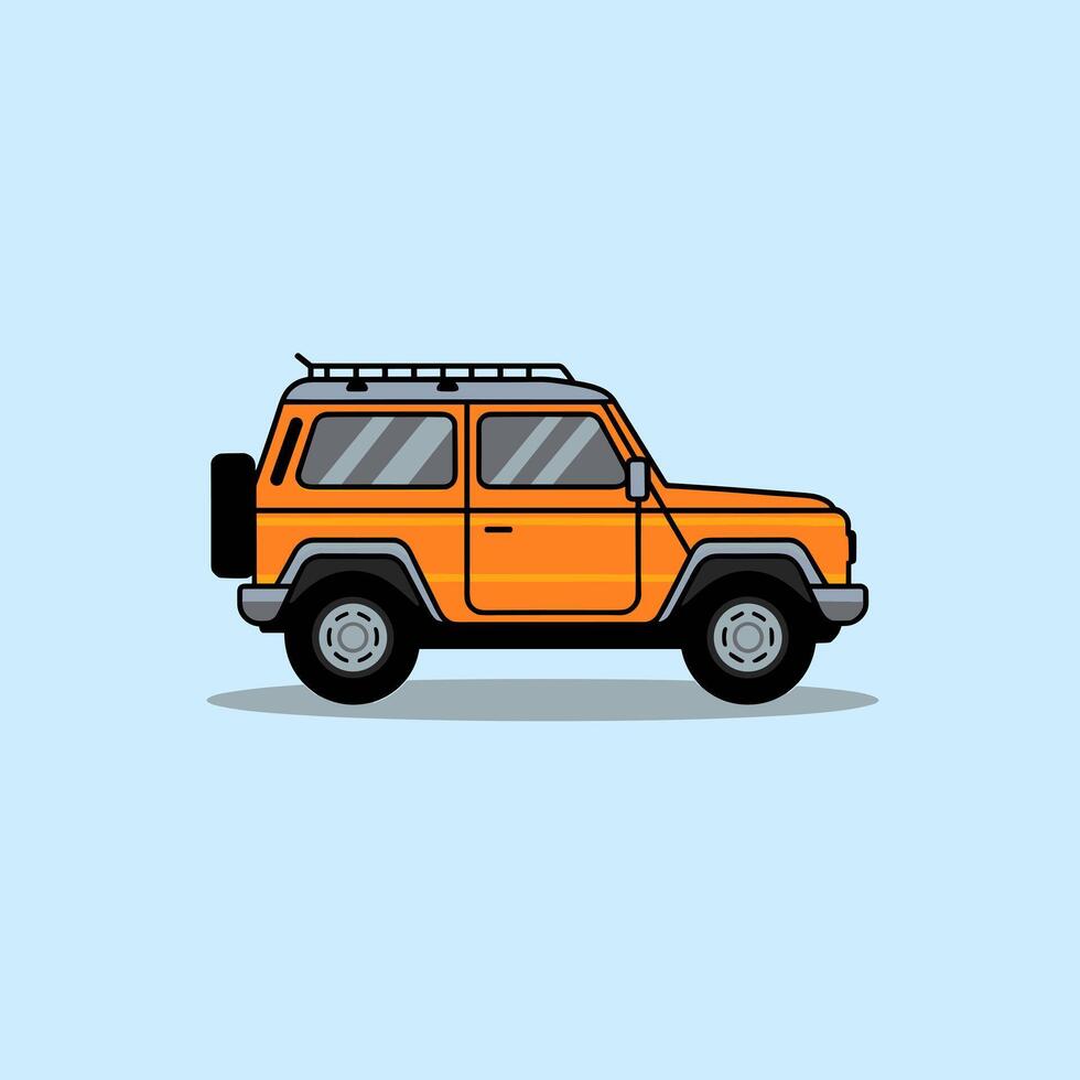 Premium Urban SUV with a Strong and Elegant Appearance vector