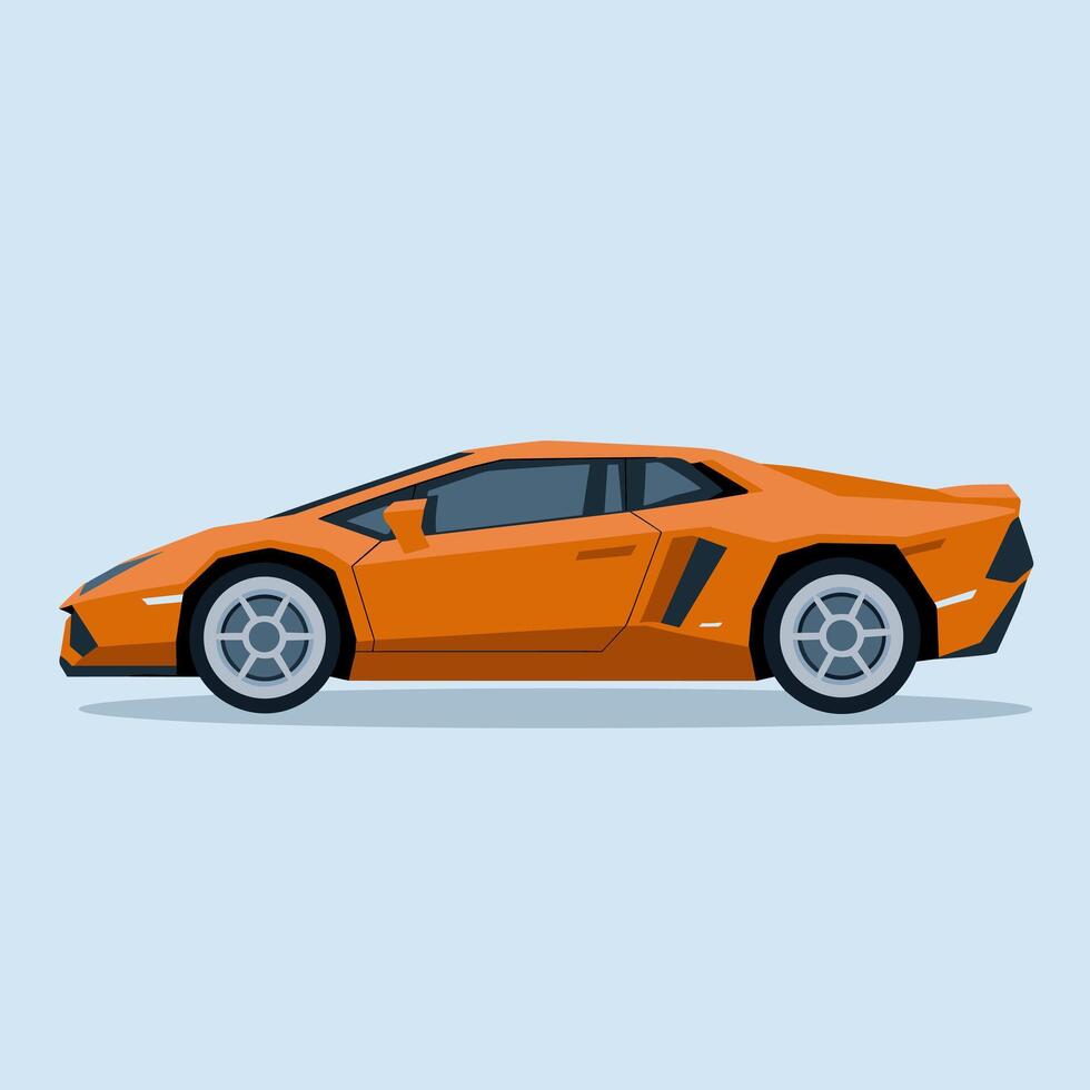 High-Performance Sports Car Built for Speed and Agility vector