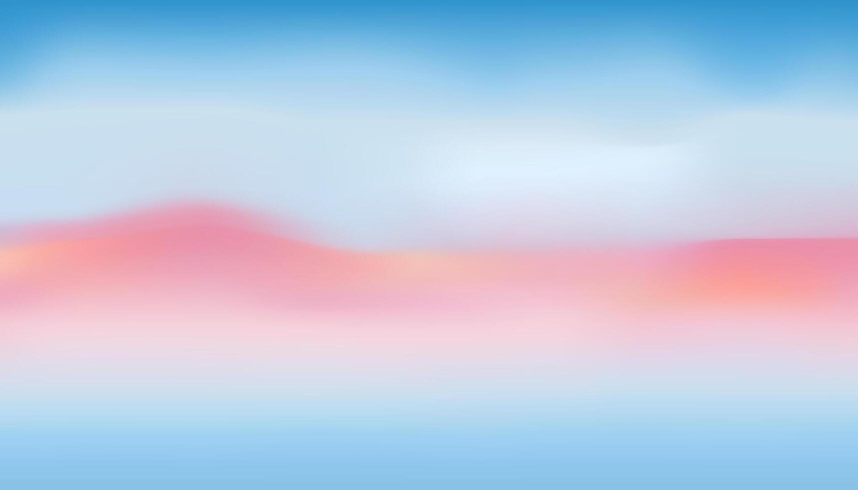 Sky background mesh. Abstract sunset. Gradient illustration. vector