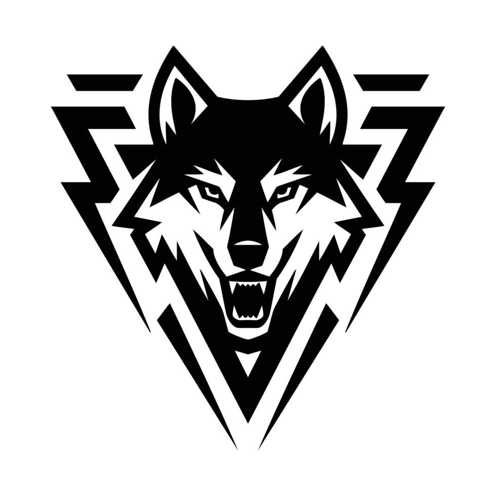 power fox, simple fox design vector