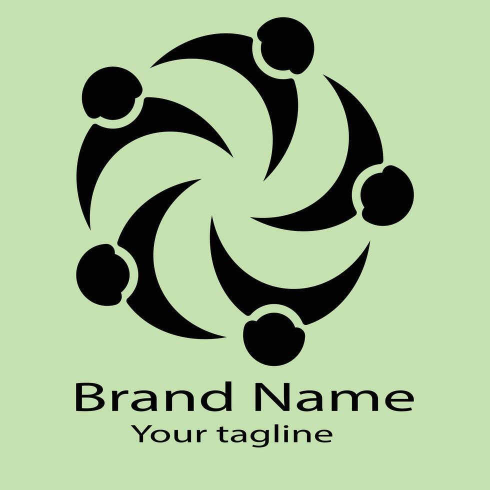 Latest Modern Best logo design For business company. Color editable. vector