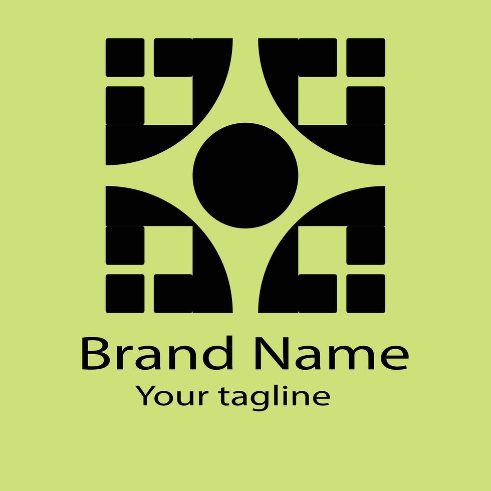 Latest glorious Best logo design with different designs of the same shape For business company. Color editable. vector