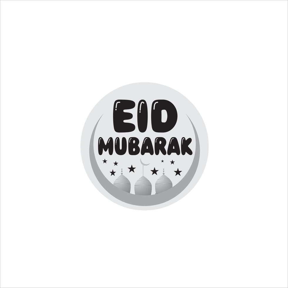 Eid Mubarak image design vector
